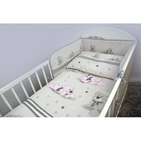 Bedding set - 5 parts - 135/100/180 - MARZYCIEL - GREY