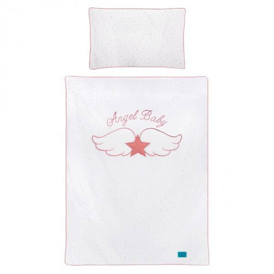 Cover set - 2 pcs - 120x90, 40x60 - SKRZYDEŁKA - P01-823 - PINK