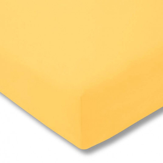 Sheet - JERSEY - ATK - size 120x60 - YELLOW