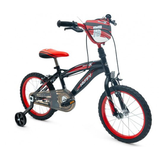 Huffy Moto X dviratis, 16", juodas