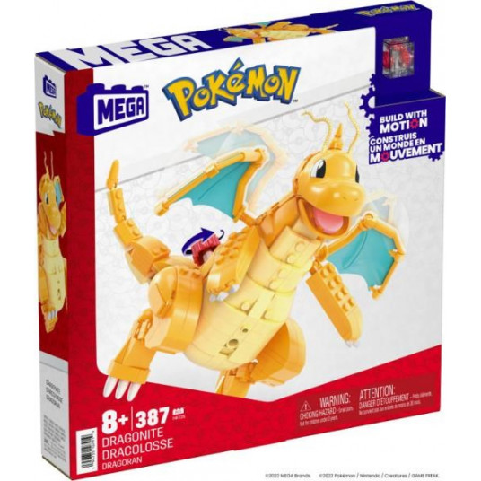 MEGA Pokemon Dragonite HKT25 p6 MATTEL statybinių blokelių rinkinys