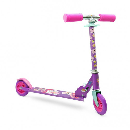 DVIEJŲ RATŲ MOTOROLERIS VAIKAMS GLOBIX 3321 PEPPA PIG