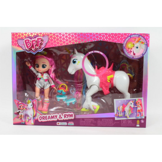 PROMO rinkinys Cry Doll Babies Geriausi draugai Dreamy & Rhyme Horse 87798