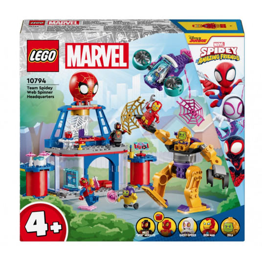 LEGO® 10794 MARVEL Voriuko komandos voratinklių sukimo būstinė