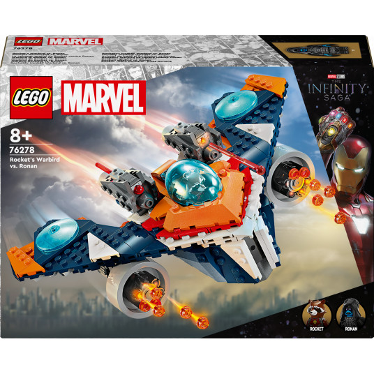 LEGO® 76278 Marvel Rocket „Karo paukštis“ prieš Ronaną