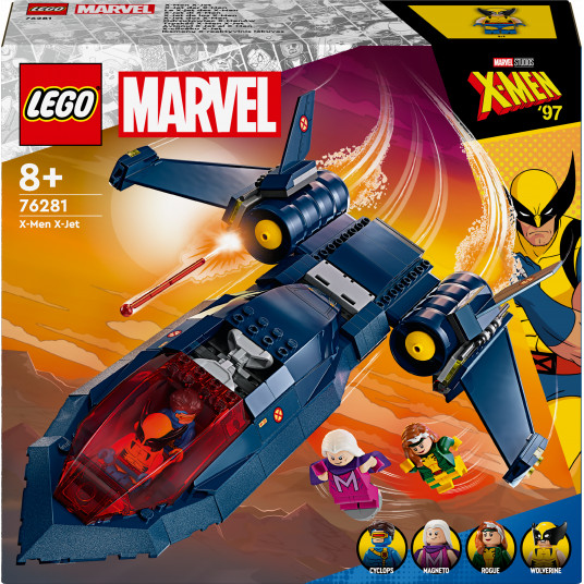 LEGO® 76281 Marvel Iksmenų X-reaktyvinis lėkuvas