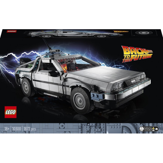 LEGO® 10300 ICONS Atgal į ateitį: laiko mašina