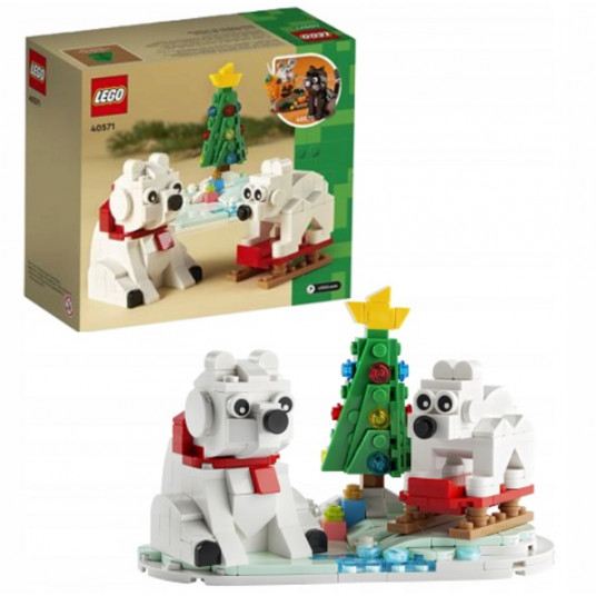 LEGO 40571 žiemos laiko baltųjų meškų konstruktorius