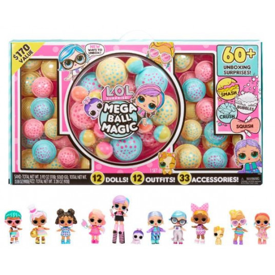 LOL Surprise Mega Ball Magic! 60 P2 staigmenų 119951
