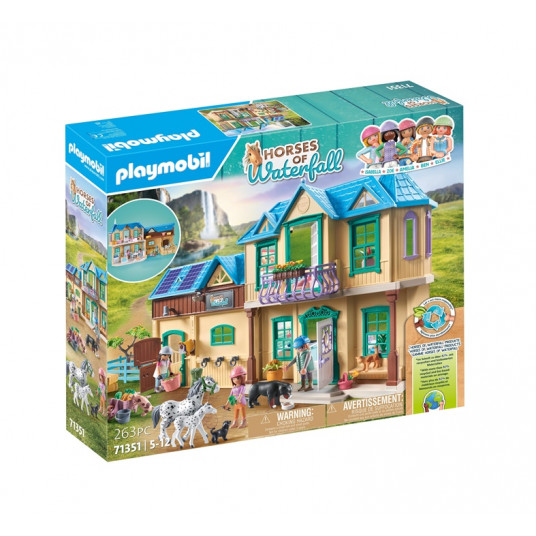 Konstruktorius Playmobil Waterfall Ranch 71351, plastikas