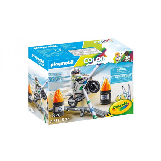 Konstruktorius PLAYMOBIL Color: Motorbike 71377
