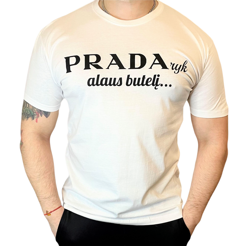 UNISEX Marškinėliai: PRADAryk alaus butelį...