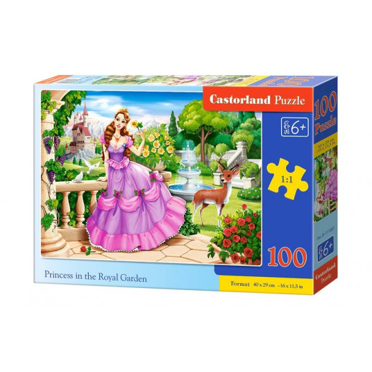 Dėlionė Castorland princesė karališkajame sode, 100 dalių