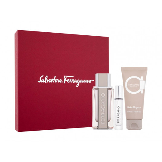  Salvatore Ferragamo Bright Leather Lote 3 Piezas 