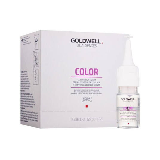 Goldwell – skaisčiai dažytų plaukų serumas Dualsenses Color ( Color Lock Serum) 12 x 18 ml