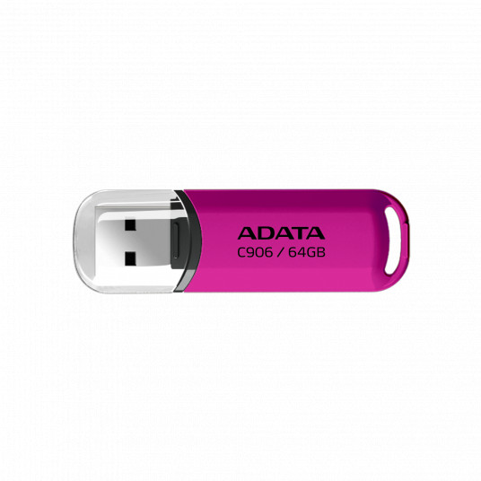 ADATA C906 64GB USB atmintinė, rožinė ADATA