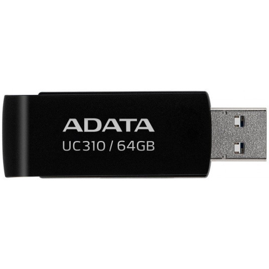 ADATA UC310 64GB USB atmintinė, juoda ADATA