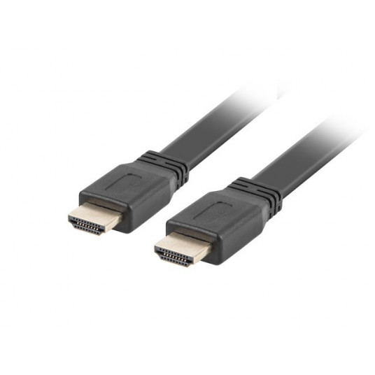 Lanberg CA-HDMI-21CU-0005-BK HDMI kabelis 0,5 m HDMI A tipo (standartinis) Juoda