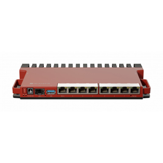 MikroTik maršrutizatorius L009UiGS-RM Nėra „Wi-Fi“ 10/100/1000 Mbit/s Ethernet LAN (RJ-45) prievadų 8 tinklelio palaikymas Nėra MU-MiMO Ne Nėra mobiliojo plačiajuosčio ryšio 1x USB 3.0 A tipo