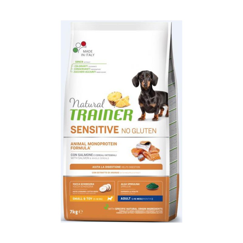NT ADULT DOG SENSITIVE NO GLUTEN MINI SALMON (lašiša) 7kg