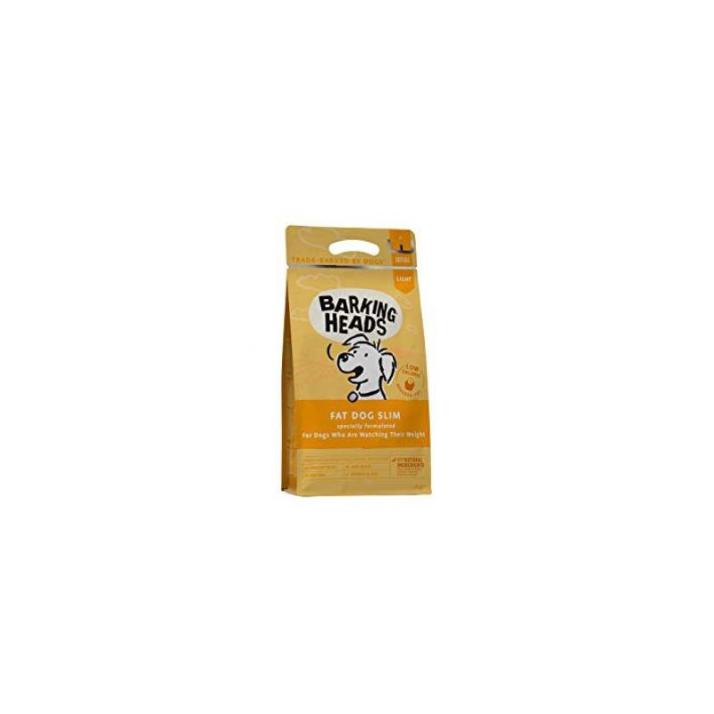 BARKING HEADS Fat Dog Slim - lieknėjantiems (Vištiena) 2kg