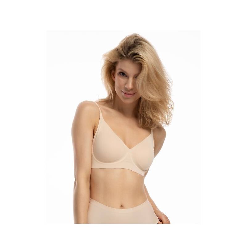 Julimex Paminkštinta liemenėlė SIMPLE T-SHIRT BRA NUDE