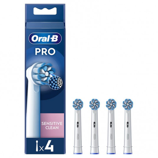 Dantų šepetėlio antgaliai ORAL-B EB 60RX-4 Sensitive Clean Pro X-filaments