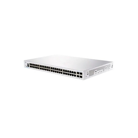 Cisco CBS250-48T-4G-EU tinklo komutatorius Valdomas L2/L3 Gigabit Ethernet (10/100/1000) Sidabras