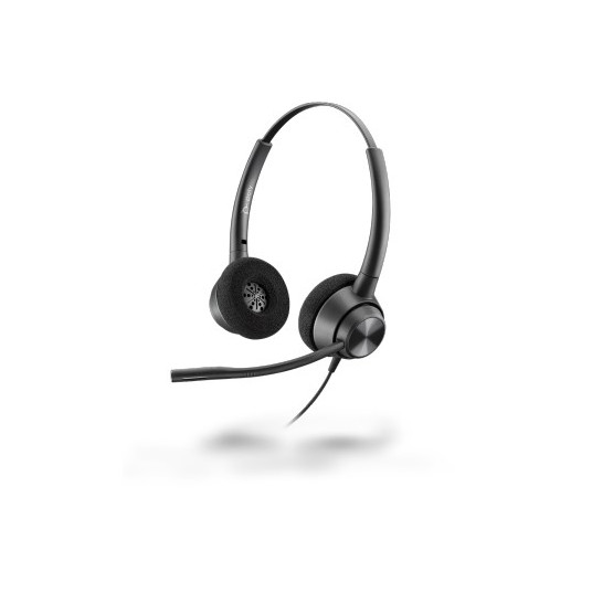 POLY EncorePro 320 Laisvų rankų įranga Vielinis Su lankeliu Biuras / skambučių centras Juoda