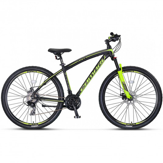 Dviratis UMIT Camaro 2D 29" 21G dydis 16" (41cm) (juoda/geltona)