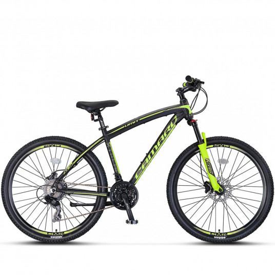 Dviratis UMIT Camaro HYD 29" 21G dydis 20" (51cm) (juoda/geltona)