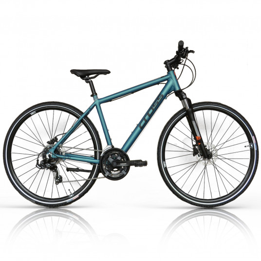 Dviratis CROSS AREAL FRX SL2 Man 28" 21G dydis 24" (60cm) (mėlyna)