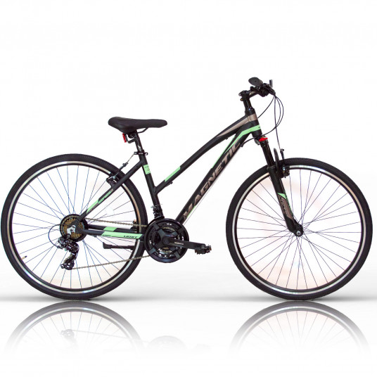 Dviratis UMIT Magnetic 28" 21G dydis 17" (43cm) (juoda / mėtinė)