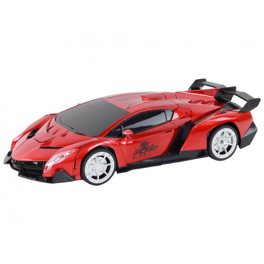Robotas automobilis r/c 1:10, raudonas