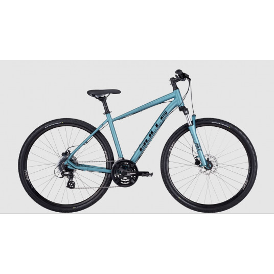 Dviratis 28 Bulls Crossbike 1 vyr. 24g mėlynas - m