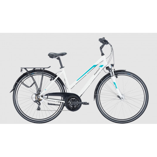 Dviratis 28 Pegasus Piazza 21g trapez baltas - s