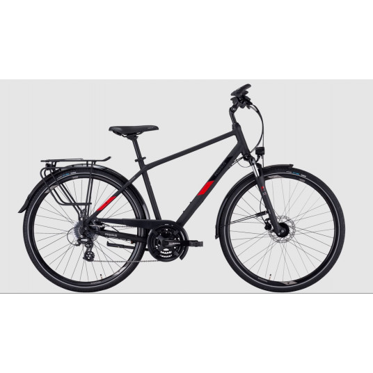 Dviratis 28 Pegasus Solero SL Disc vyr. 24g juodas - m