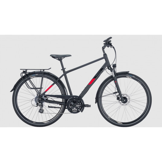 Dviratis 28 Pegasus Solero SL Disc 24g vyr. juodas - l