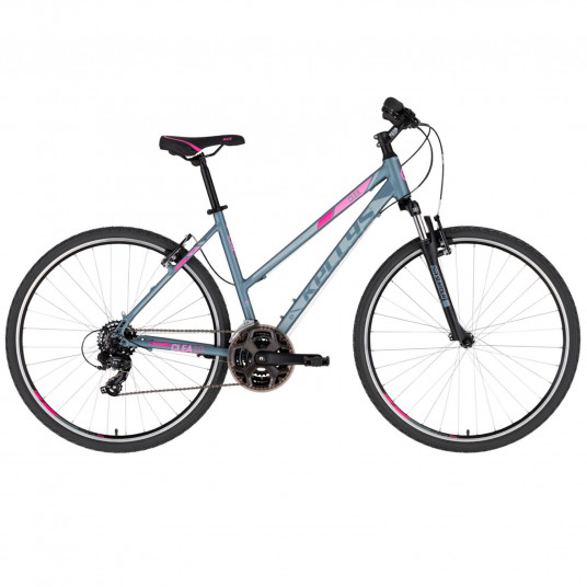 Dviratis KELLYS Clea 10 S 28" dydis 17" (43cm) (pilka/rožinė)