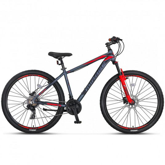 Dviratis UMIT MIRAGE HYD 29" 21G dydis 20" (51cm) (pilka/raudona)