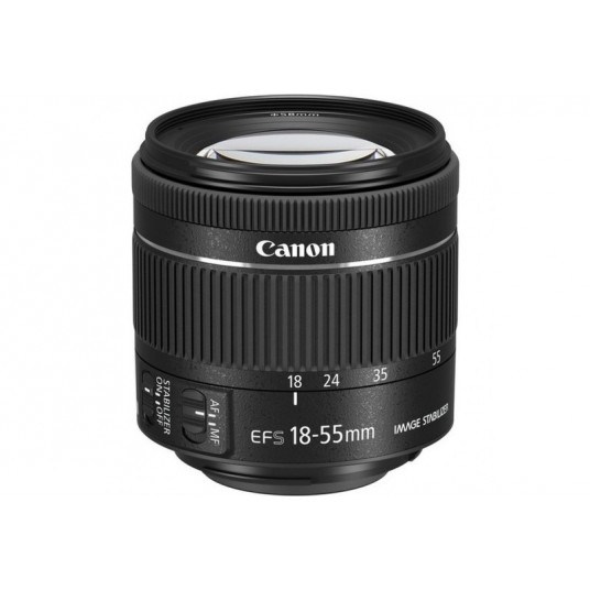 Canon EF-S 18-55mm f/4-5.6 IS STM - Baltoje dėžutėje (white box)