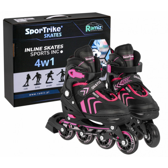 Transformuojami riedučiai - Sport Trike, 39-43, rožiniai