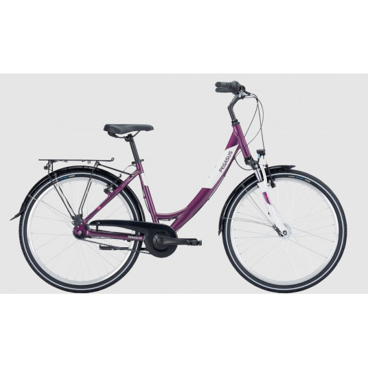 Dviratis 26 Pegasus Avanti 7g banginis t.raudonas - s