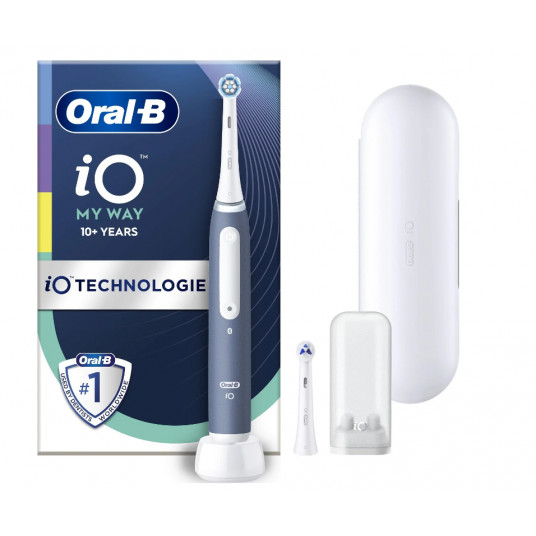 „Oral-B iO My Way“ elektrinis dantų šepetėlis paaugliams, speciali šepetėlio galvutė, „Ocean Blue Oral-B“