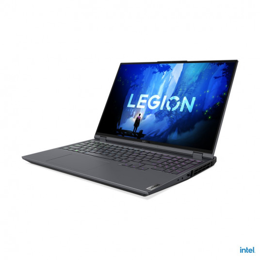 Lenovo Legion 5 Pro i5-12500H Knyginis Kompiuteris 40.6cm (16") WQXGA Intel® CoreTM i5 16GB DDR5-SDRAM 512GB SSD NVIDIA GeForce RTX 3060 Wi-Fi 6E (802.11ax) Windows 11 Home Pilka