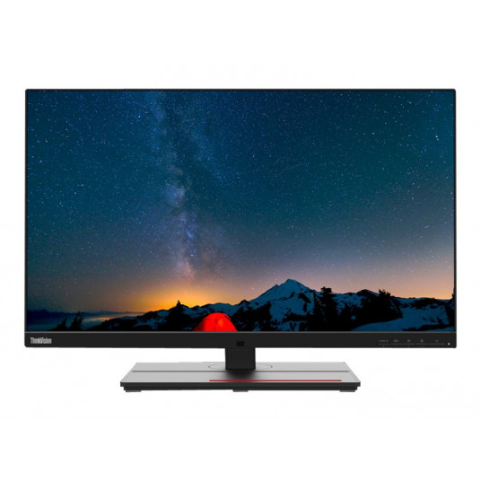 Lenovo ThinkVision P27u-20 27 colių, IPS, 4K UHD, 16:9, 4 ms, 450 cd/m², Raven Black, 60 Hz, DisplayPorts kiekis 1, 3840 x 2160, HDMI prievadų kiekis 2