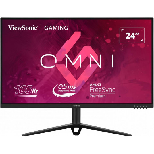 LCD monitorius|VIEWSONIC|VX2428J|23,8"|Žaidimai|Skydas IPS|1920x1080|16:9|165Hz|Matinis|0,5ms|Garsiakalbiai|Pasukamas|Pasukamasis|Reguliuojamas aukštis|Pakreipimas|Spalva Juoda|VX2428J