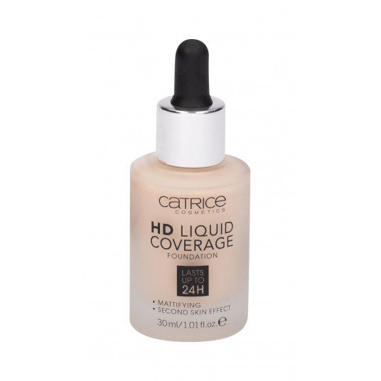 CATRICE HD skystas padengimo pagrindas 24H matuj cy podk ad do twarzy 010 šviesiai smėlio spalvos 30 ml