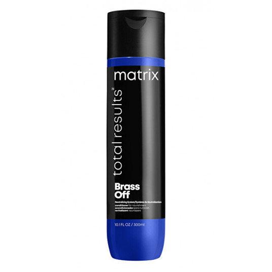 Matrix – žalvario atspalvį neutralizuojantis kondicionierius Total Results Brass Off (kondicionierius) – 300 ml