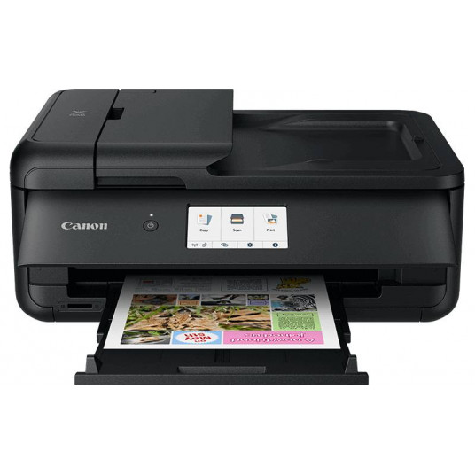 „Canon“ daugiafunkcis spausdintuvas „Pixma TS9550“ spalvotas, rašalinis, „viskas viename“, A3, „Wi-Fi“, juodas